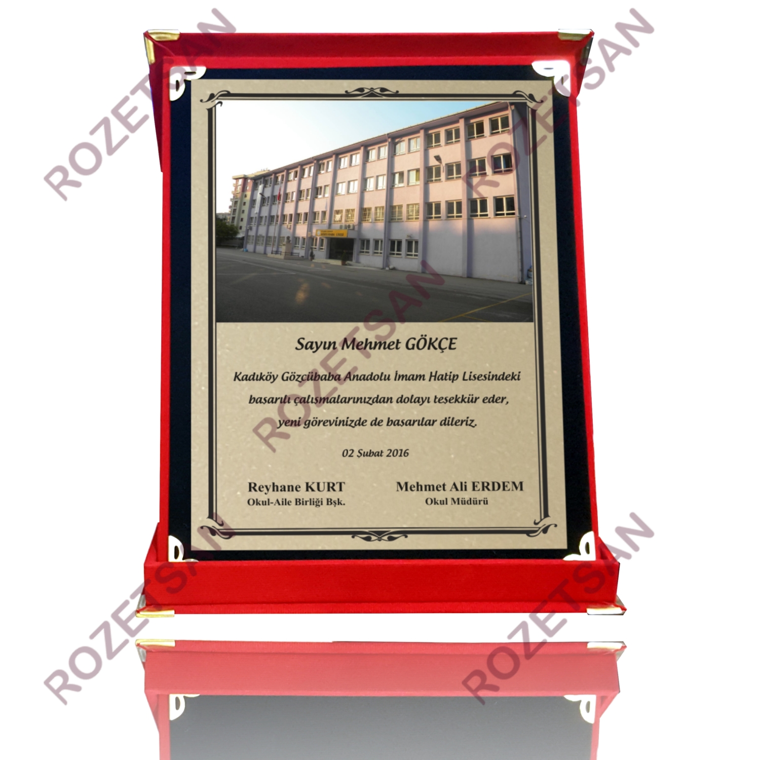 Fotoğraflı Albüm Plaket